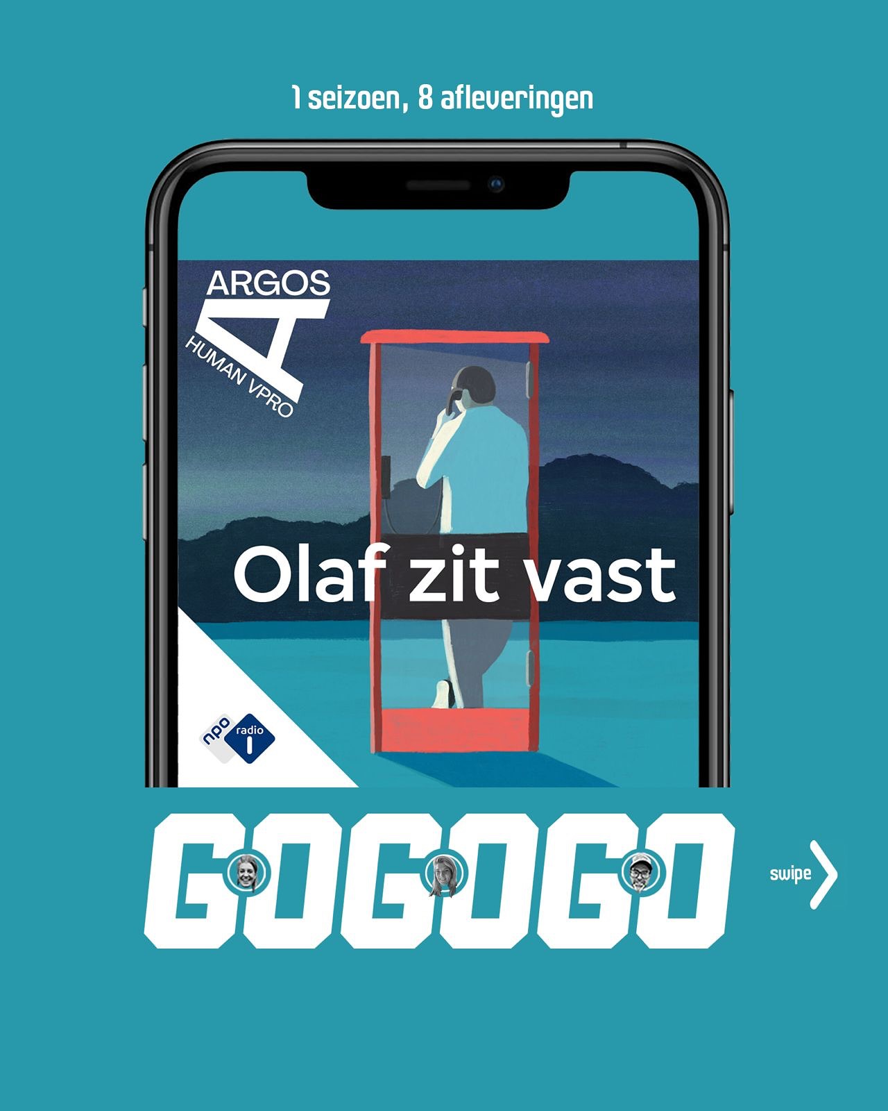 Beeld 1 van 4 bij Olaf zit vast